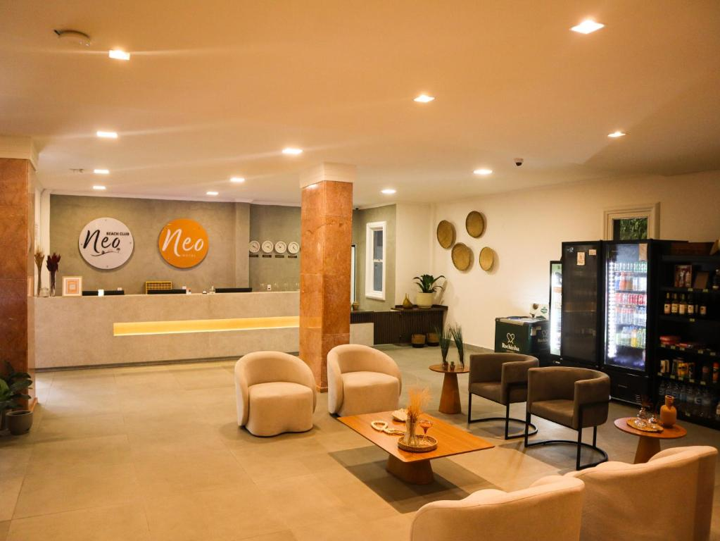 Lobby do Hotel Neo, em São Bernardo do Campo, onde acontece o Workshop